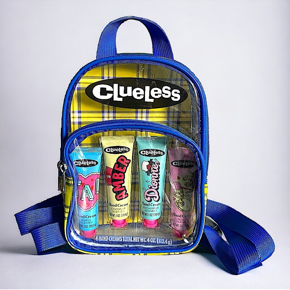 Clueless Mini Backpack w/ 4 Pack Hand Cream Set